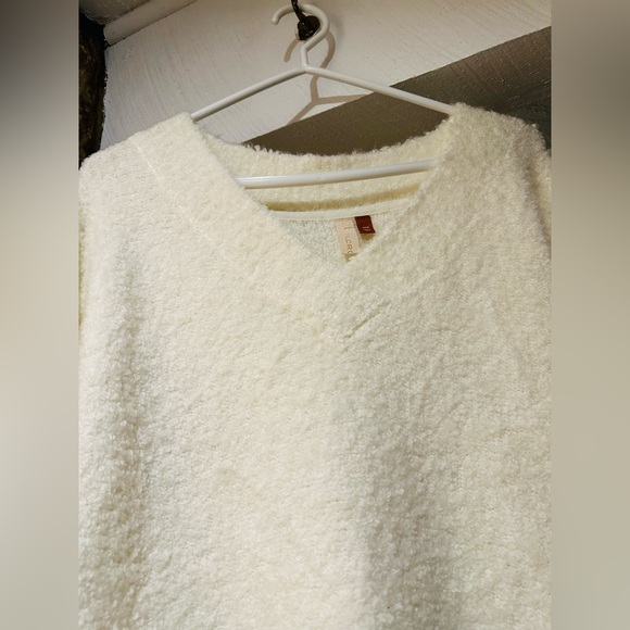 NWOT ANTHROPOLOGIE PILCRO TEDDY V-NECK TUNIC SWEATER. Size XXS. - Picture 10 of 15